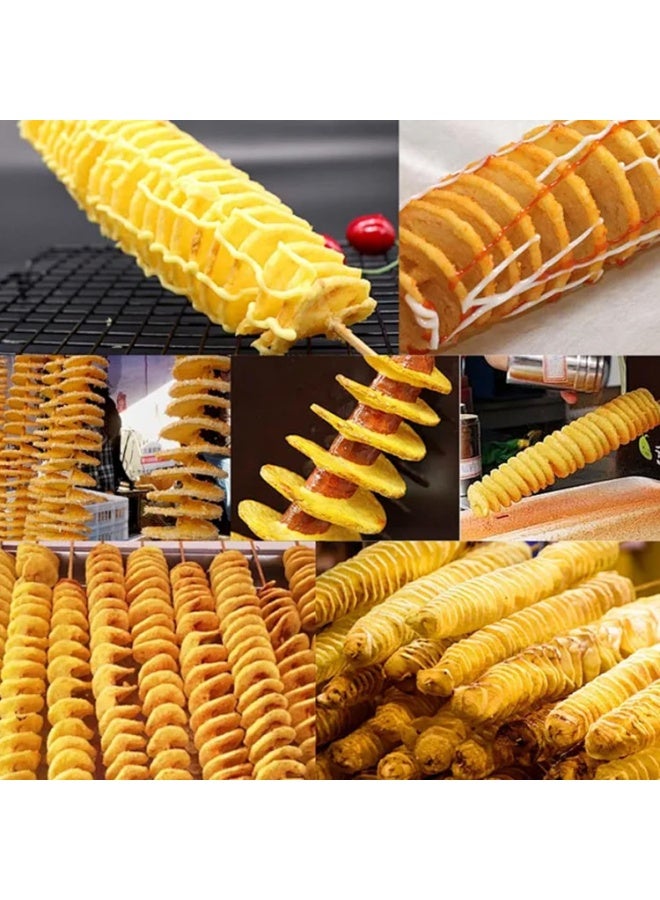 Crinkle Cutter Knife – Stainless Steel Wavy Vegetable & Fruit Slicer for Potatoes and French Fries - Image 2